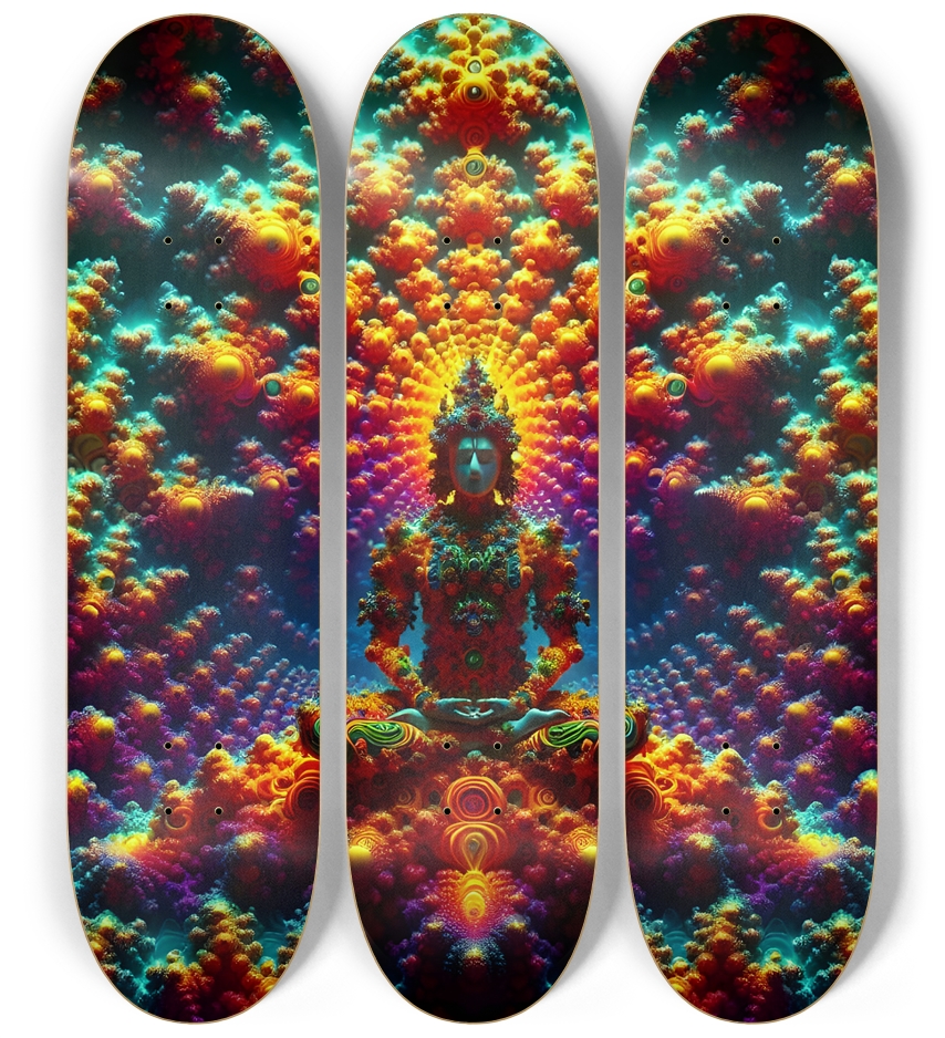 Psychedelic Fractal Vishnu 0006 8K