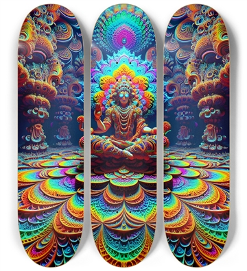 Psychedelic Fractal Vishnu 0002 8K