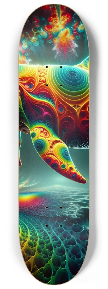 Seamless Fractal Dolphin Tile 0002 8K #2