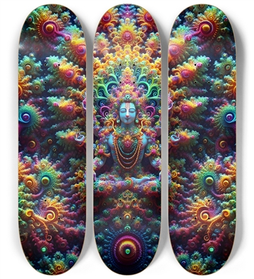 Psychedelic Fractal Vishnu 0005 8K