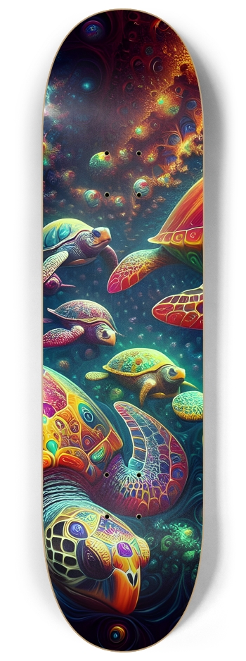 Fractal Sea Turtle Tile 0005 8k #2