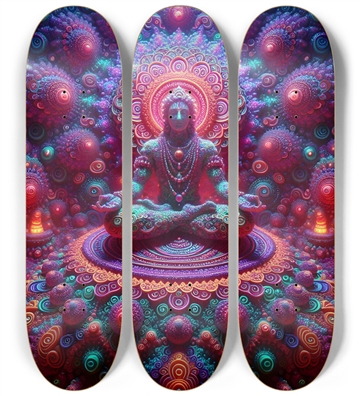 Psychedelic Fractal Vishnu 0003 8K