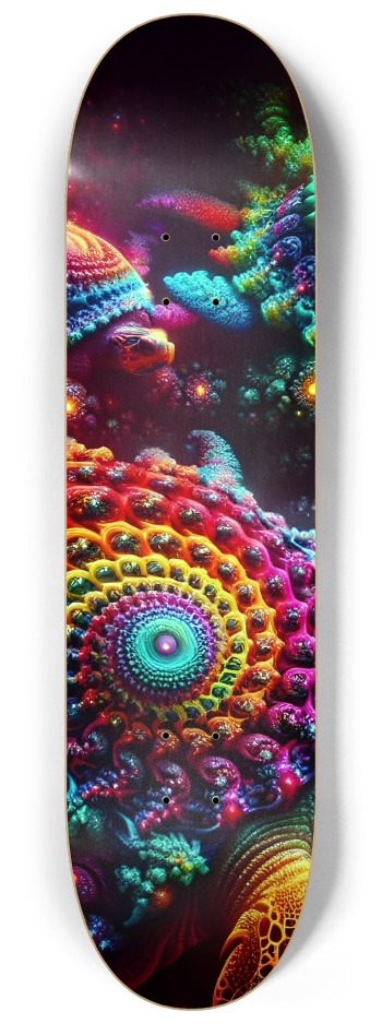 Fractal Sea Turtle Tile 0009 8K #1