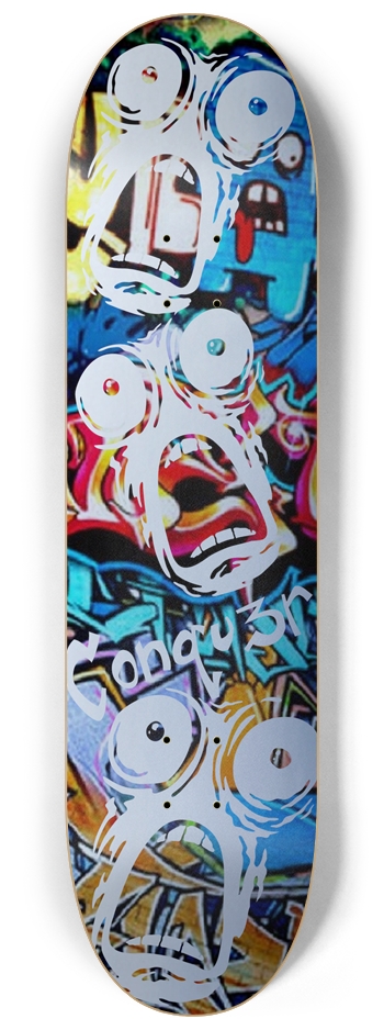 Conqu3r - Blurry Graffiti Team Deck