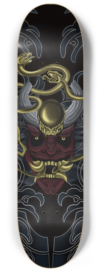Snake Mask Skateboard