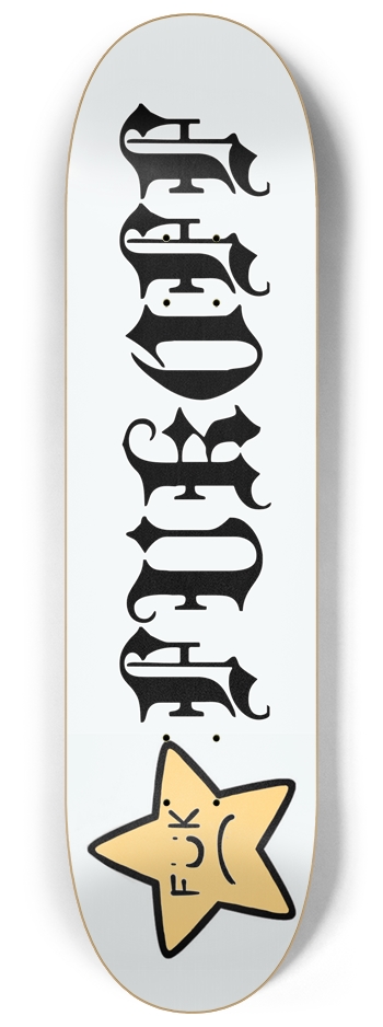 FUKOFF 8-1/4 Skateboard Deck