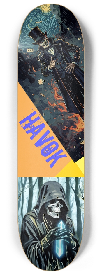 Havok magicians  8-1/4 Skateboard Deck