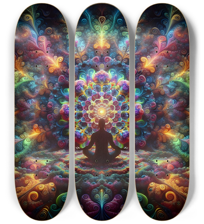 Psychedelic Fractal Zen Meditation 0018 8K