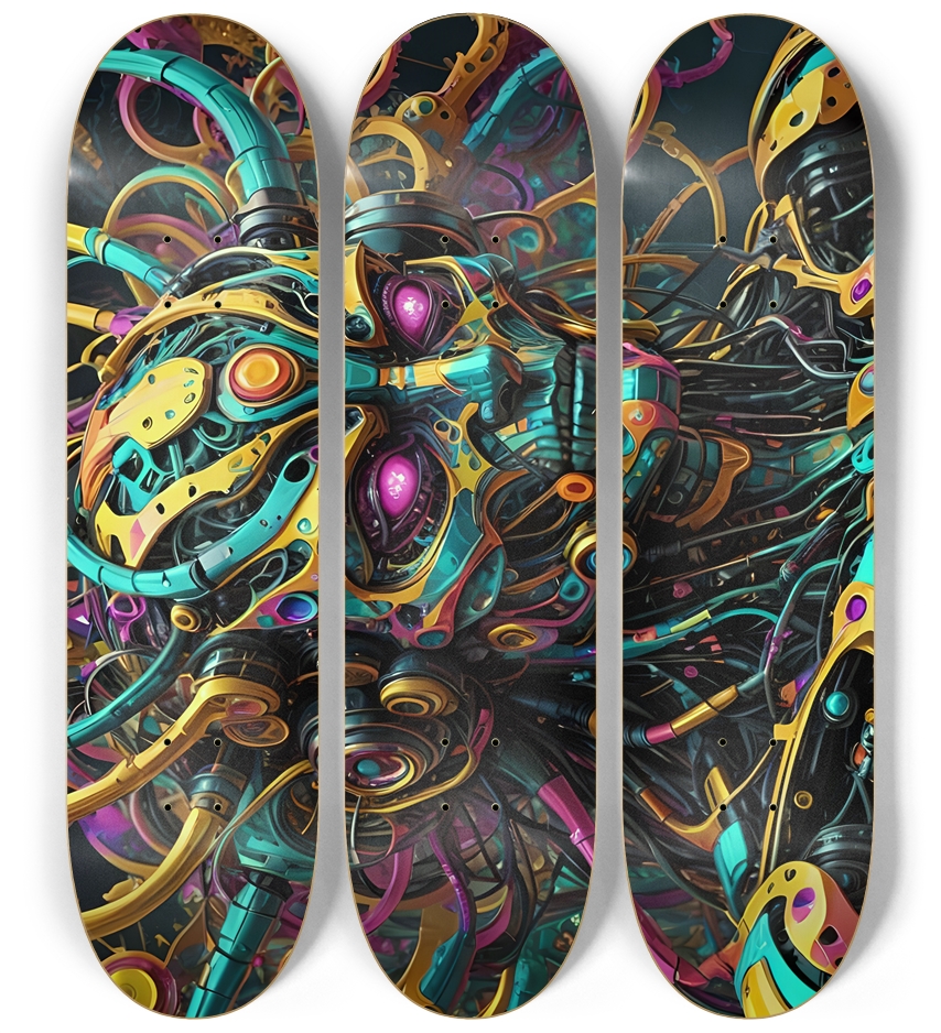 Weird Dreams 11 8K 3 Deck Wall Series