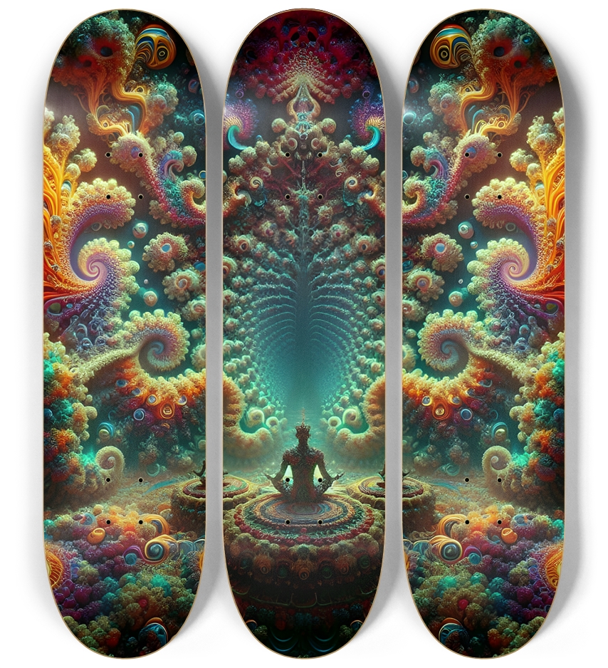 Psychedelic Fractal Zen Meditation 0012 8K