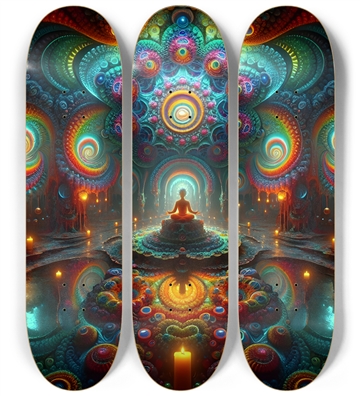 Psychedelic Fractal Zen Meditation 0009 8K