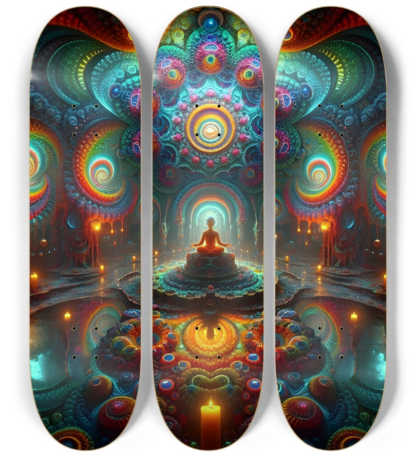 Psychedelic Fractal Zen Meditation 0009 8K