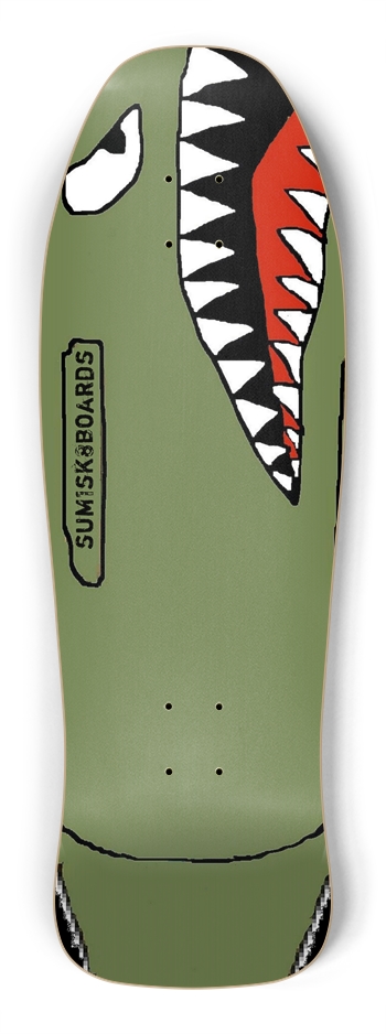 sum1sk8boards bomb shredder shape board