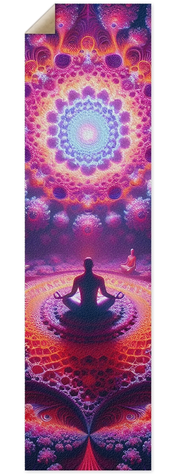 Griptape Psychedelic Fractal Zen Meditation 0019 8K 9 x 33 Inch Griptape