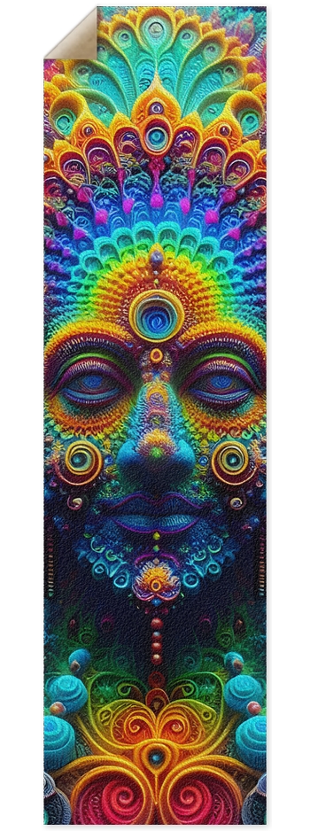 Griptape Psychedelic Fractal Vishnu 0011 8K 9 x 33 Inch Griptape