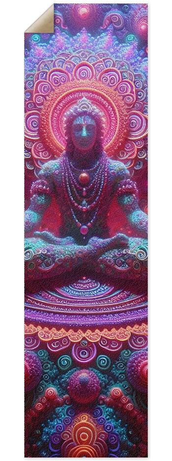 Griptape Psychedelic Fractal Vishnu 0003 8K 9 x 33 Inch Griptape