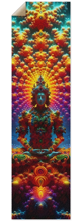 Griptape Psychedelic Fractal Vishnu 0006 8K 9 x 33 Inch Griptape