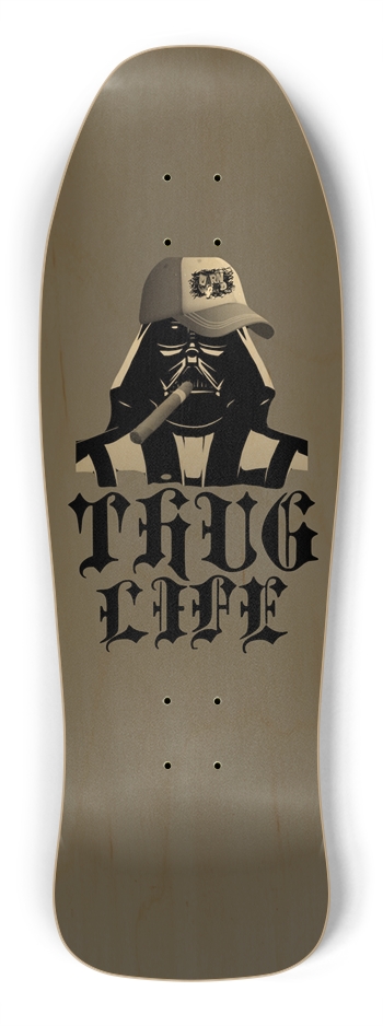 THUG LIFE smoke grey 10”