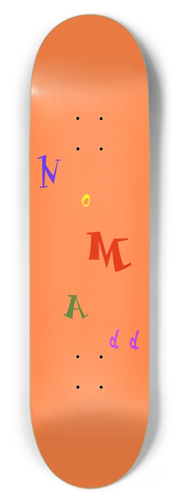 NOMADD “Kid Letters” 8-1/2 Skateboard Deck