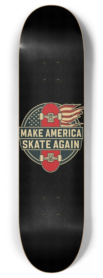 Masa Logo Black 8.0 8 Inch Skateboard Deck