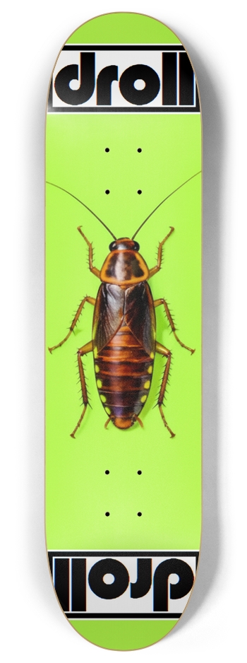 roach on neon green 8 Inch Skateboard Deck