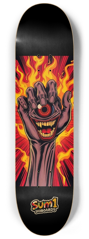 sum1sk8boards eyeball hand 8 1/4 board 