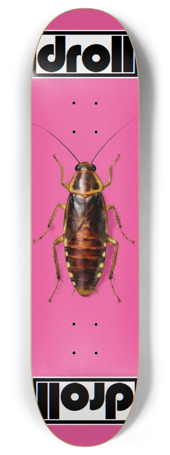 roach on hot pink 8 Inch Skateboard Deck