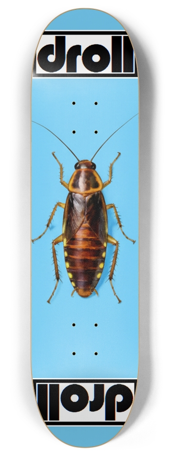 roach on sky blue 8 Inch Skateboard Deck