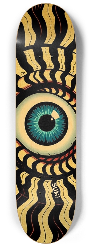 sum1sk8boards eyeball spiral 8 1/4 board