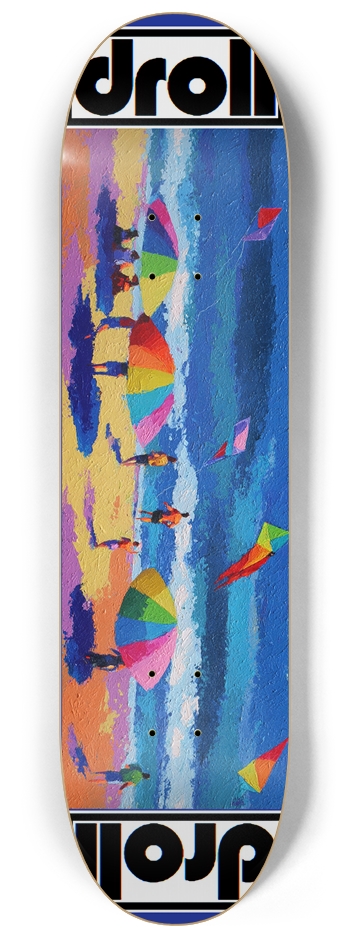 beach scene 01 8-1/4 Skateboard Deck
