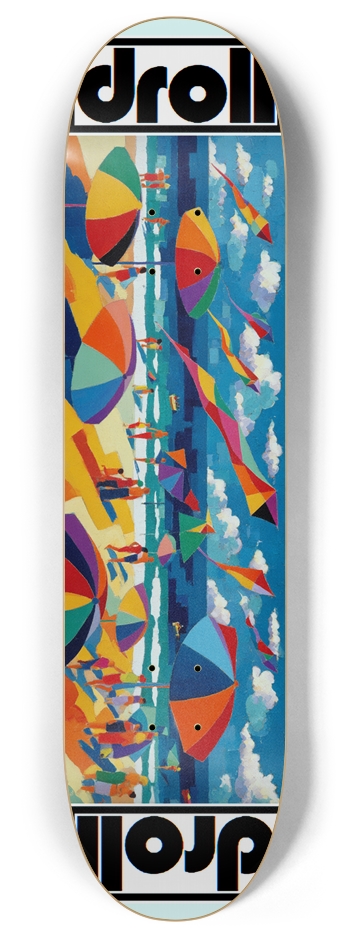 beach scene 02 8 Inch Skateboard Deck
