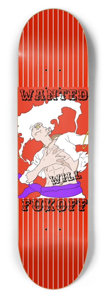 WILLXLUFFYFUKOFF 8-1/2 Skateboard Deck