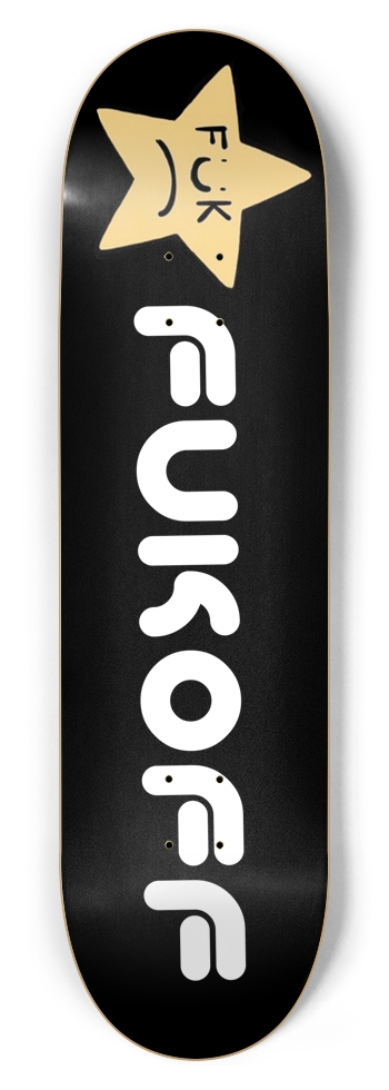 FUKOFF 2072 8-3/4 Inch Skateboard