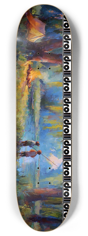 fishing spot 04 8 Inch Skateboard Deck