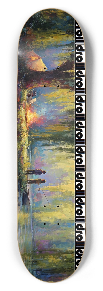 fishing spot 03 8-1/2 Skateboard Deck