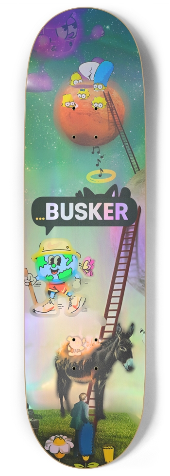 Climbing to School of Mines...BUSKER 9" Skateboard