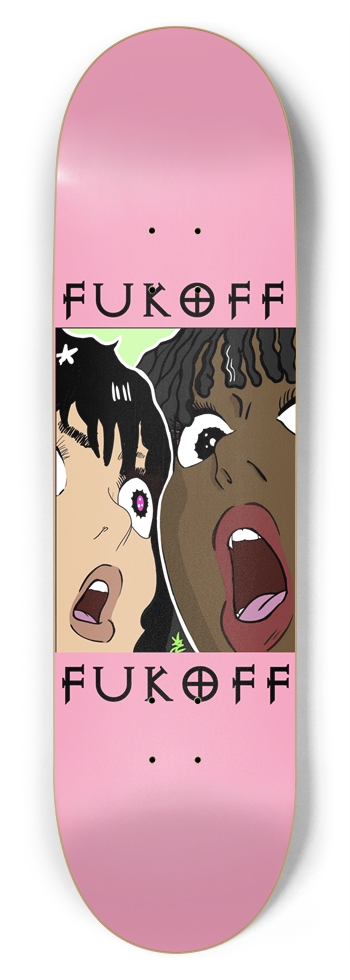 Bf4E&E fukoff 8-3/4 Inch Skateboard