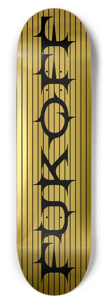 Flashy BXFUKOFF 8-3/4 Inch Skateboard