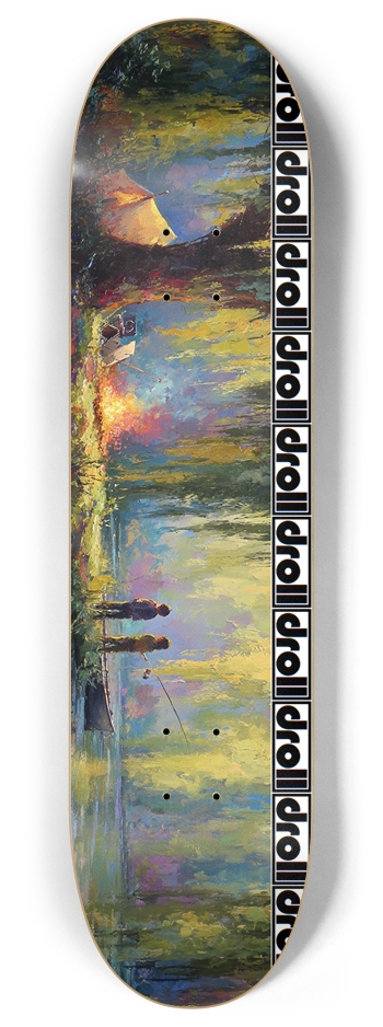 fishing spot 03 8 Inch Skateboard Deck