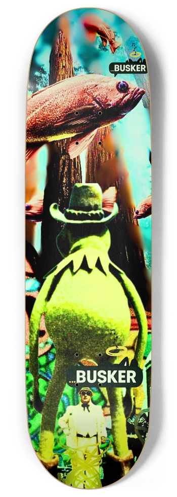 Glow Out...BUSKER 9" Skateboard (Glows-in-the-Dark) 9 Inch Skateboard