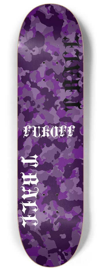 TBALL WoK CamoxFUKOFF 8-1/4 Skateboard Deck
