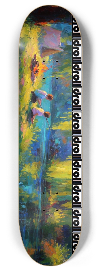 fishing spot 02 8 Inch Skateboard Deck