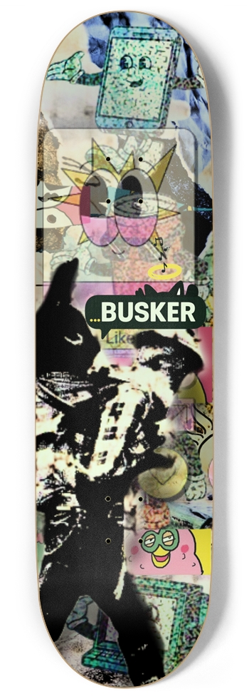 Platero y Yo | School of Social Detox...BUSKER 9" Skateboard (Glows-in-the-Dark)