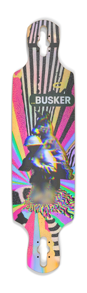 Platero y Yo...BUSKER Drop Through Longboard (Holographic)