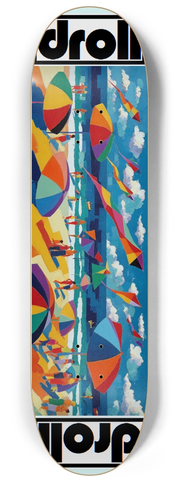 beach scene 02 8-1/4 Skateboard Deck