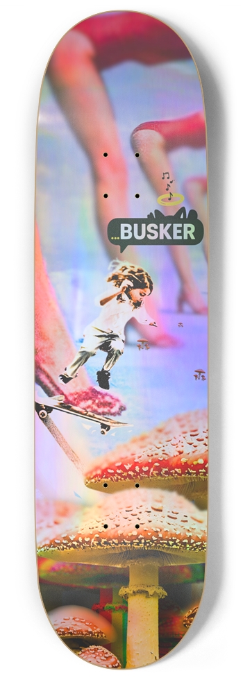 Drop In...BUSKER 9" Skateboard (Holographic)