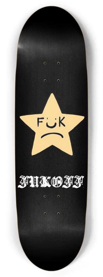 Dark deck Fukoff  Football Shape