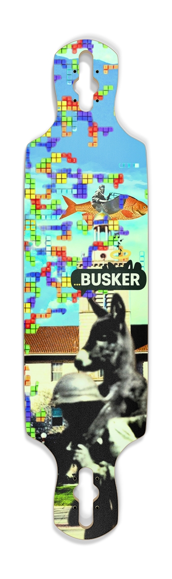 Platero y Yo School of Mines...BUSKER Drop Through Longboard (Glow-in-the-Dark)