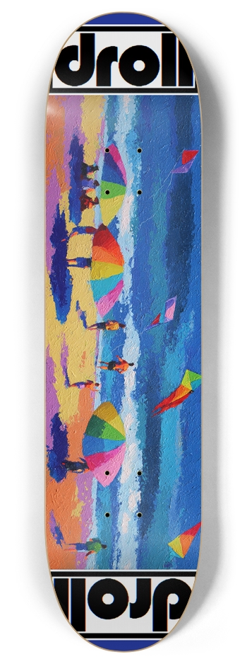 beach scene 01 8 Inch Skateboard Deck