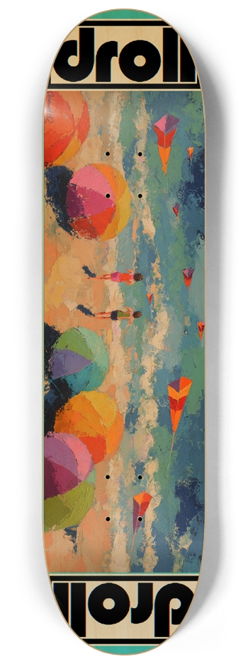 beach scene 03 8-1/4 Skateboard Deck
